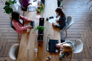 lavoro da remoto spazio coworking